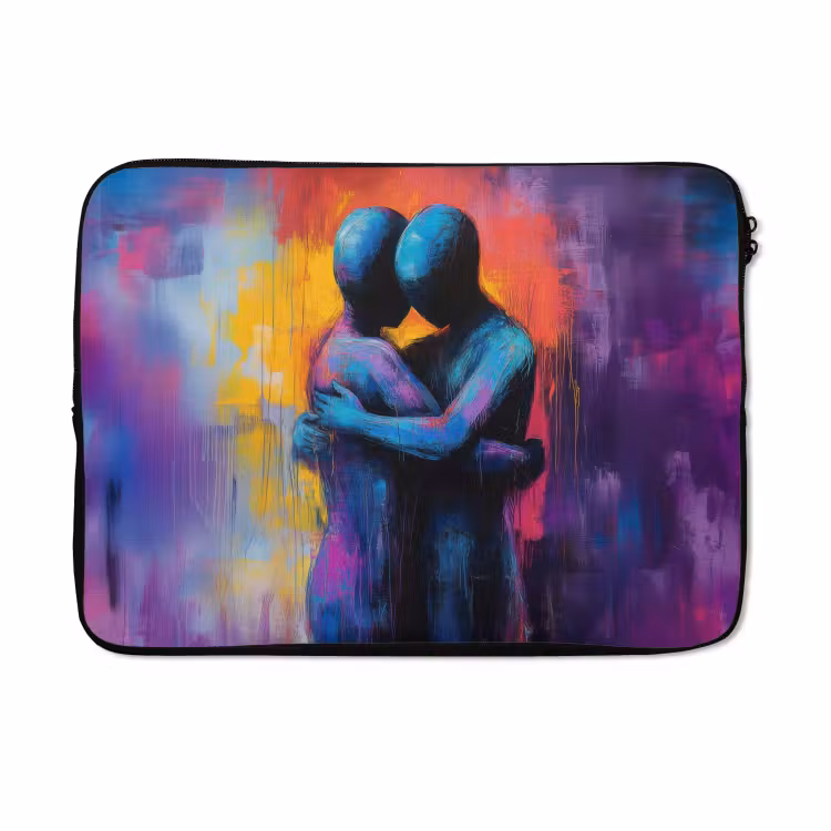 Laptophoes - Omarmen - Lichamen - Paars — 5