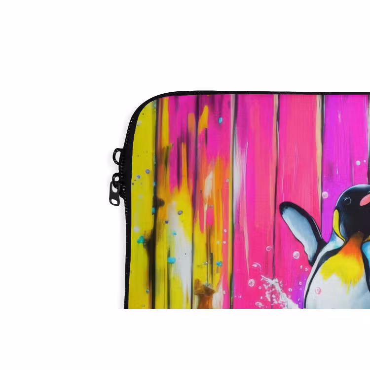 Laptophoes - Pinguïns - Badkuip - Kleurrijk - Schuim — 6