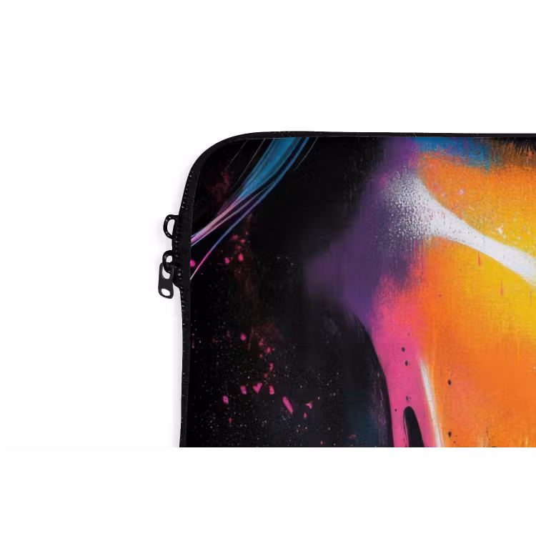 Laptophoes - Vrouw - Gezicht - Verf - Kunstzinnig — 6