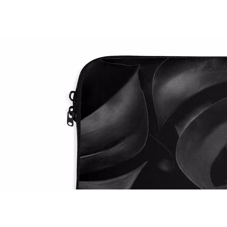 Laptophoes - Zwart - Monstera - Bladeren — 6
