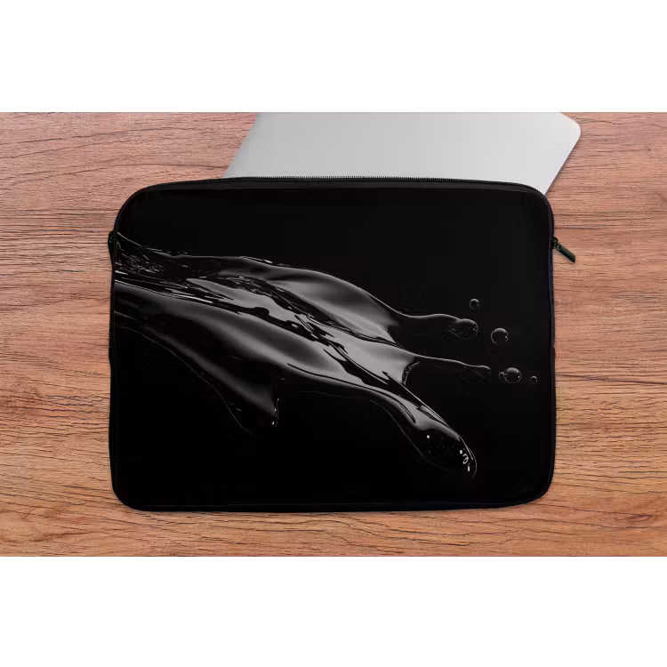 Laptophoes - Zwart - Splash - Water — 2