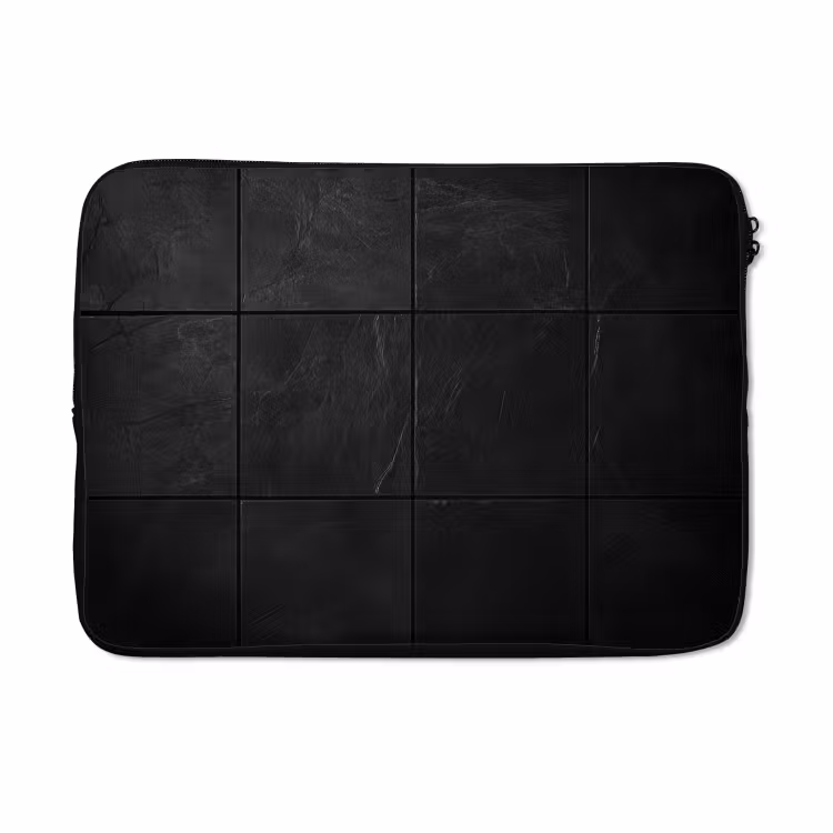Laptophoes - Zwart - Tegels — 5