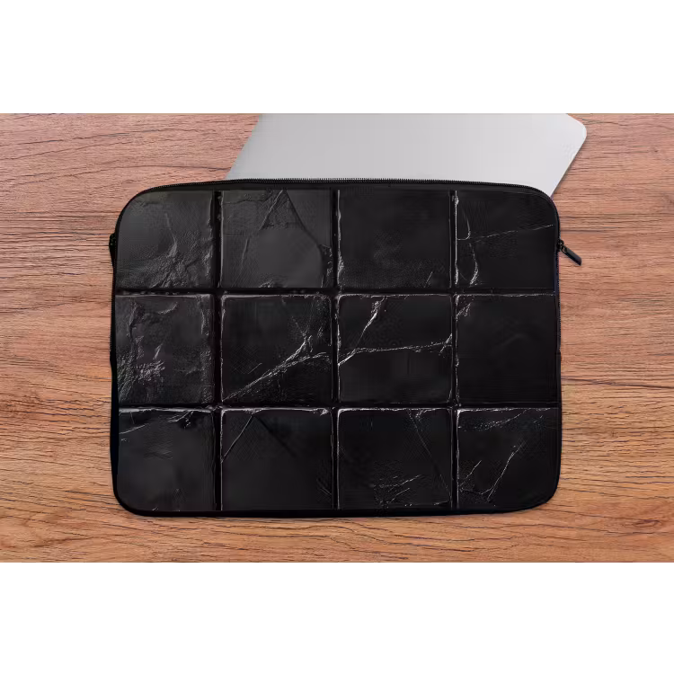 Laptophoes - Zwart - Tegels - Steen — 2