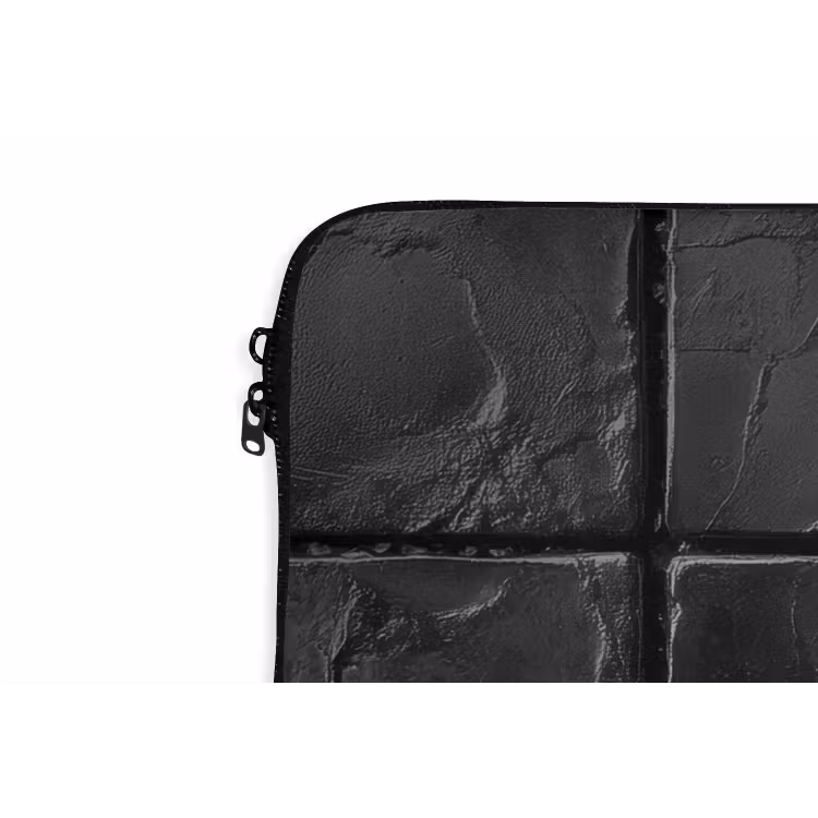 Laptophoes - Zwart - Tegels - Steen — 6