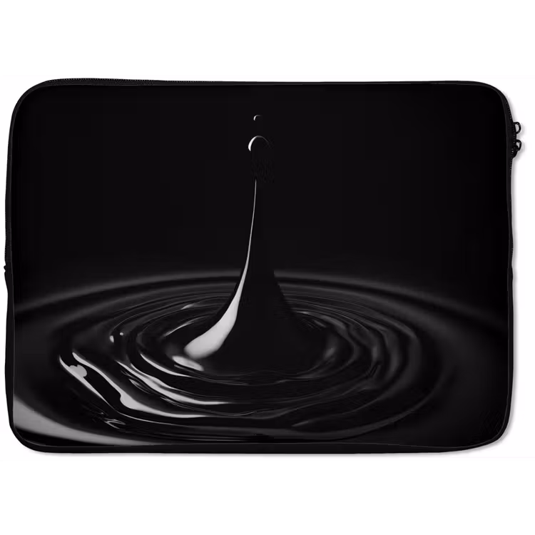 Laptophoes - Zwart - Water - Druppel — 1