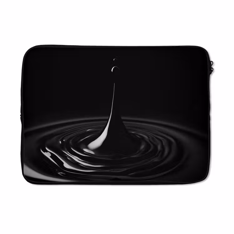 Laptophoes - Zwart - Water - Druppel — 5