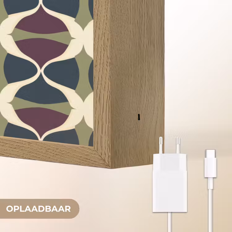 Lightbox - Wandlamp - Abstract - Retro - Kleurrijk — 7