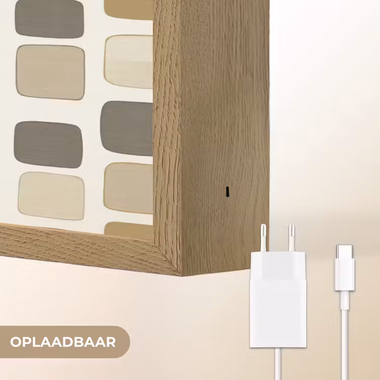 Lightbox - Wandlamp - Blokken - Vintage - Grijs — 7