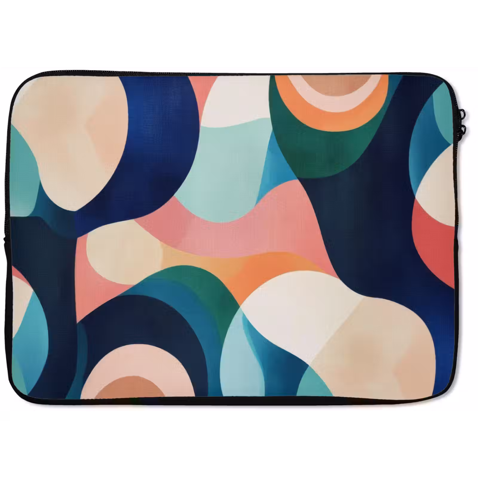 Laptophoes - Abstract - Blauw - Roze — 1