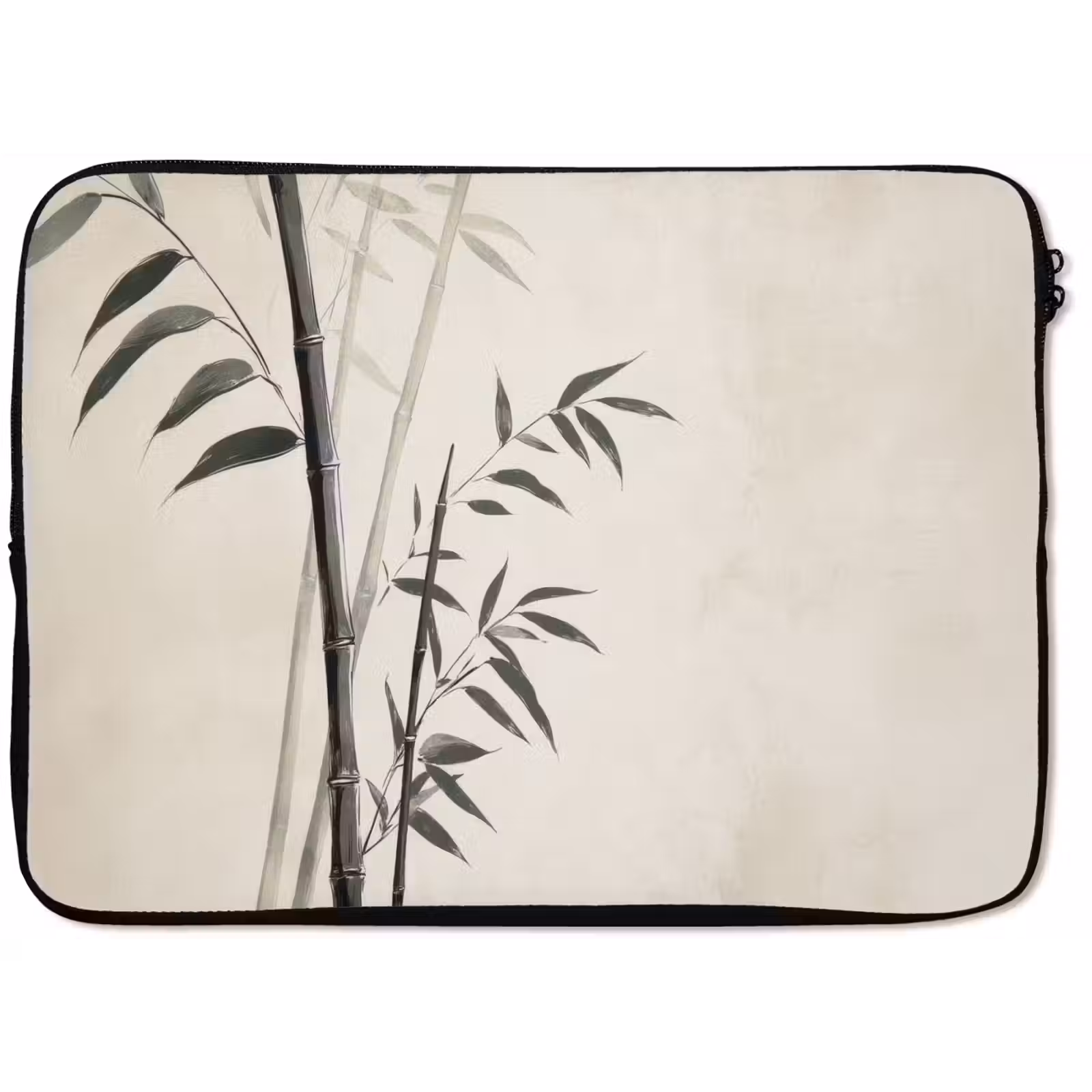 Laptophoes - Japandi - Bamboe - Beige — 1
