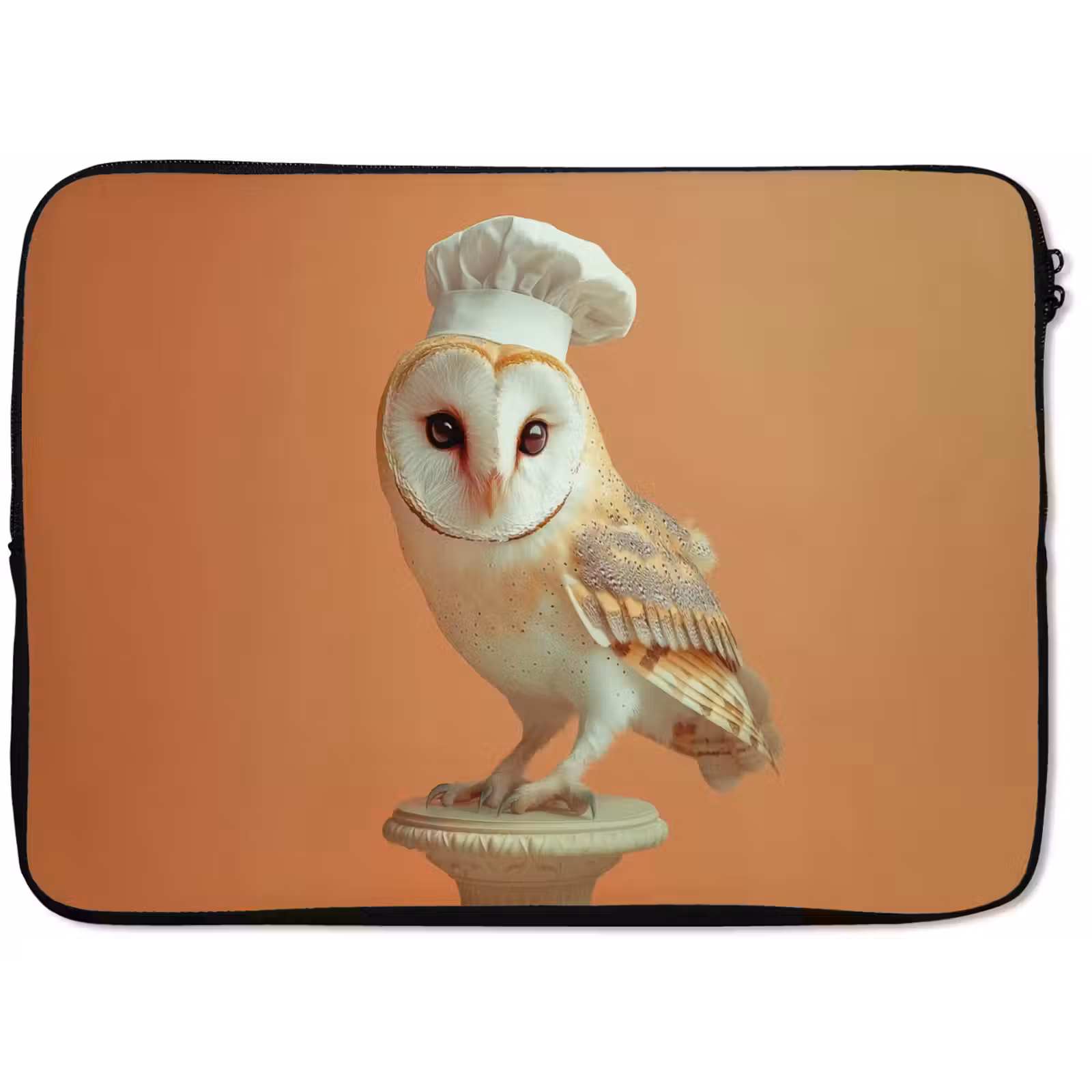 Laptophoes - Kerkuil - Koksmuts - Oranje - Vogel — 1