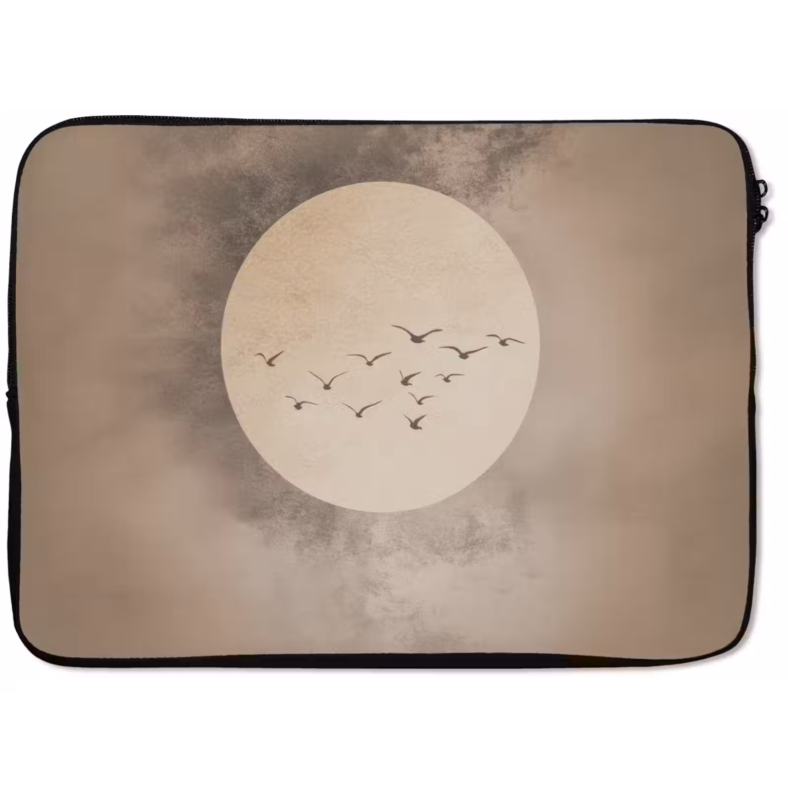 Laptophoes - Vogel - Beige - Japandi — 1