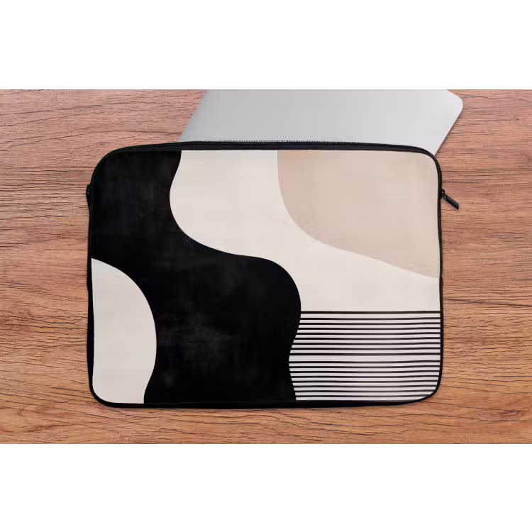 Laptophoes - Abstract - Japandi - Beige - Modern — 2