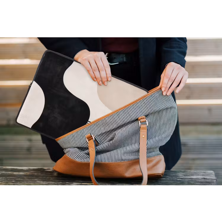 Laptophoes - Abstract - Japandi - Beige - Modern — 4