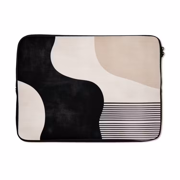 Laptophoes - Abstract - Japandi - Beige - Modern — 5
