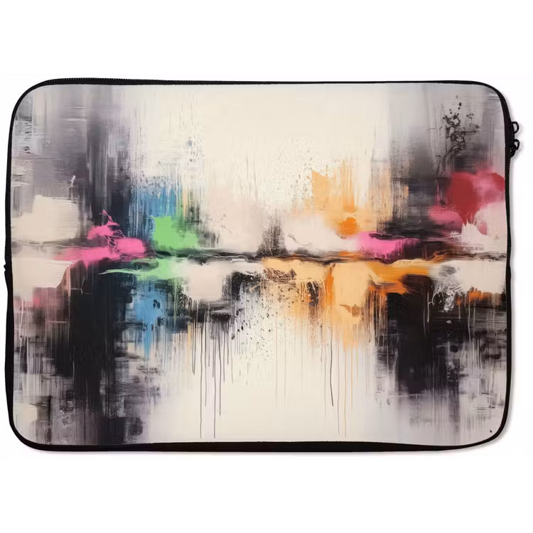 Laptophoes - Abstract - Kleurexplosie - Landschap — 1