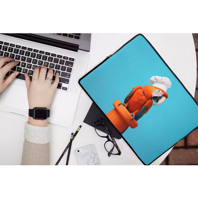 Laptophoes - Ara - Koksmuts - Sokkel - Grappig — 3