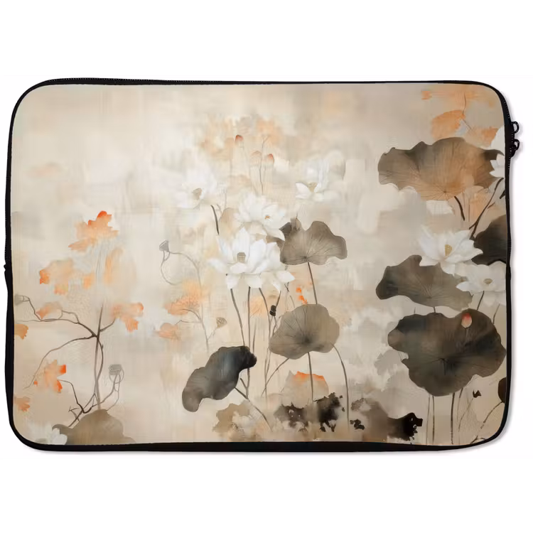 Laptophoes - Bloemen - Japandi - Wabi sabi — 1