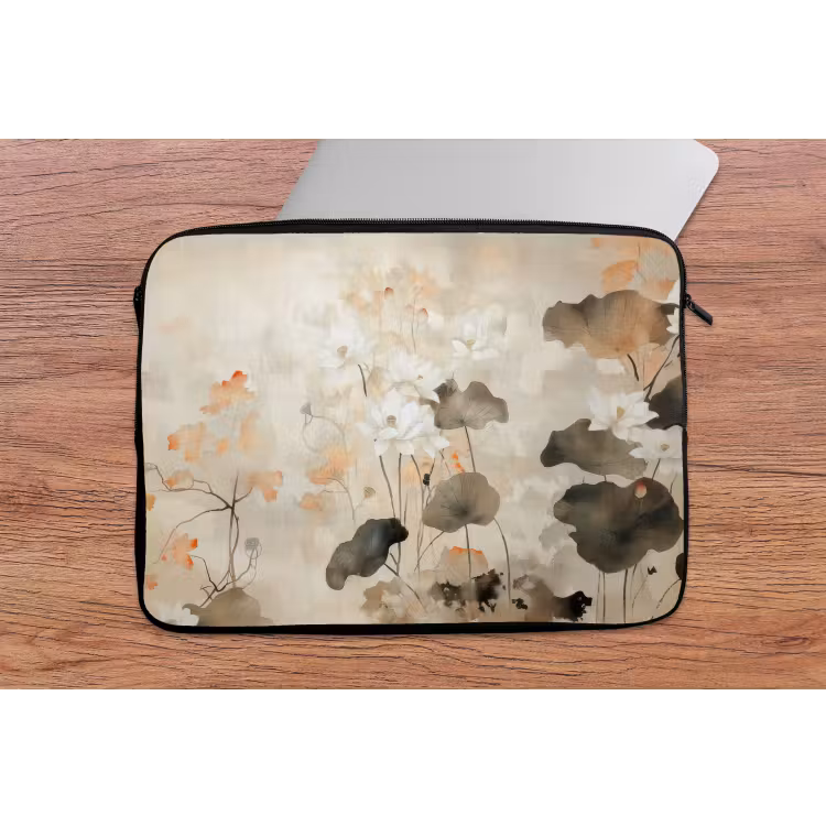 Laptophoes - Bloemen - Japandi - Wabi sabi — 2