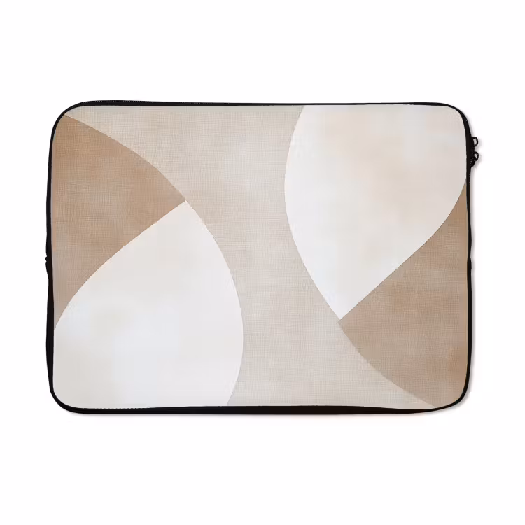 Laptophoes - Bruin - Japandi - Abstract — 5