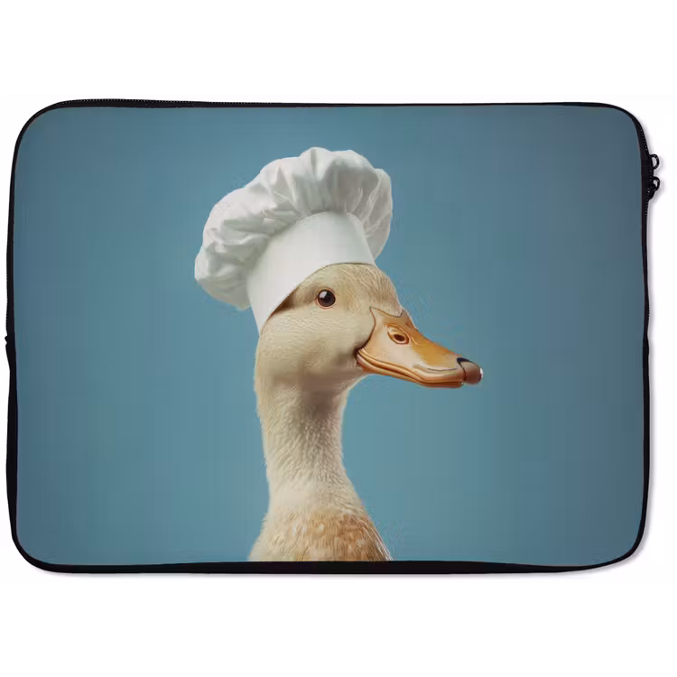 Laptophoes - Eend - Koksmuts - Cute - Vogel — 1