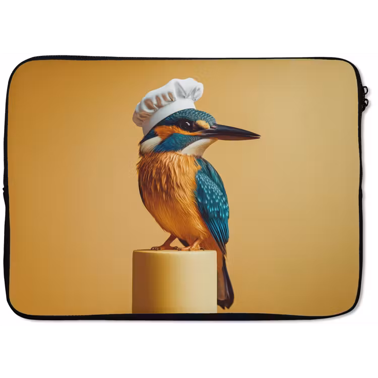 Laptophoes - Ijsvogel - Pilaar - Koksmuts - Vogel — 1