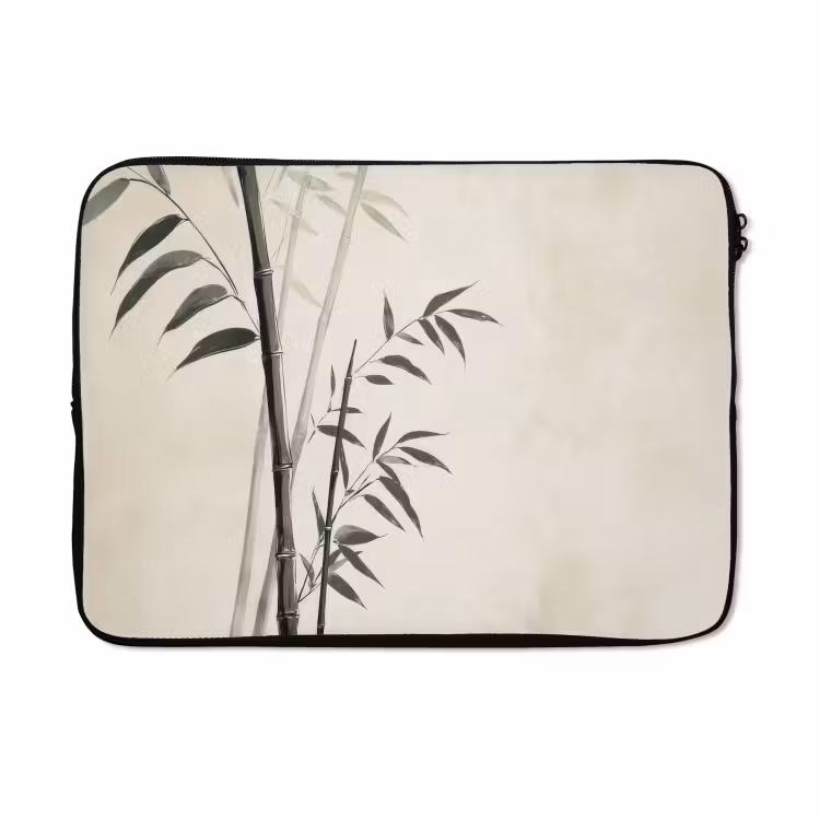Laptophoes - Japandi - Bamboe - Beige — 5