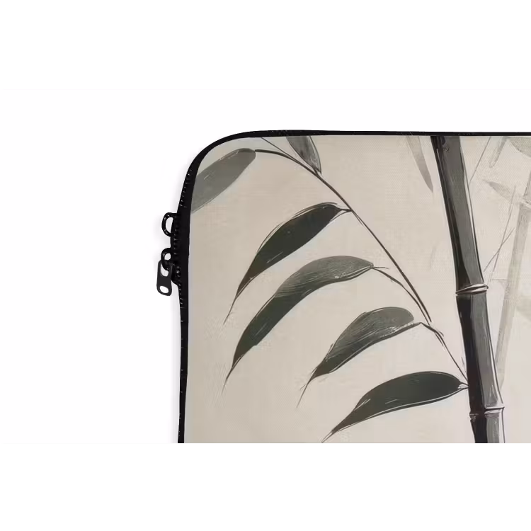Laptophoes - Japandi - Bamboe - Beige — 6
