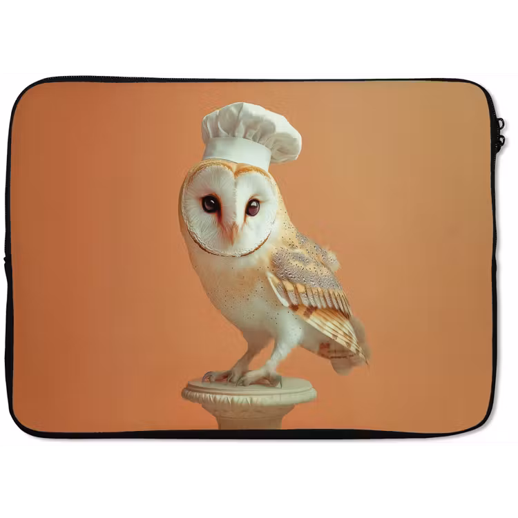 Laptophoes - Kerkuil - Koksmuts - Oranje - Vogel — 1