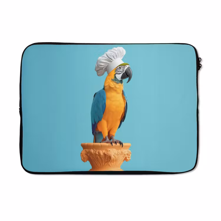 Laptophoes - Papegaai - Koksmuts - Grappig - Vogel — 5