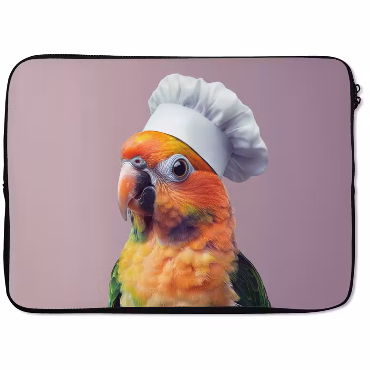 Laptophoes - Papegaai - Koksmuts - Nieuwsgierig - Vogel — 1