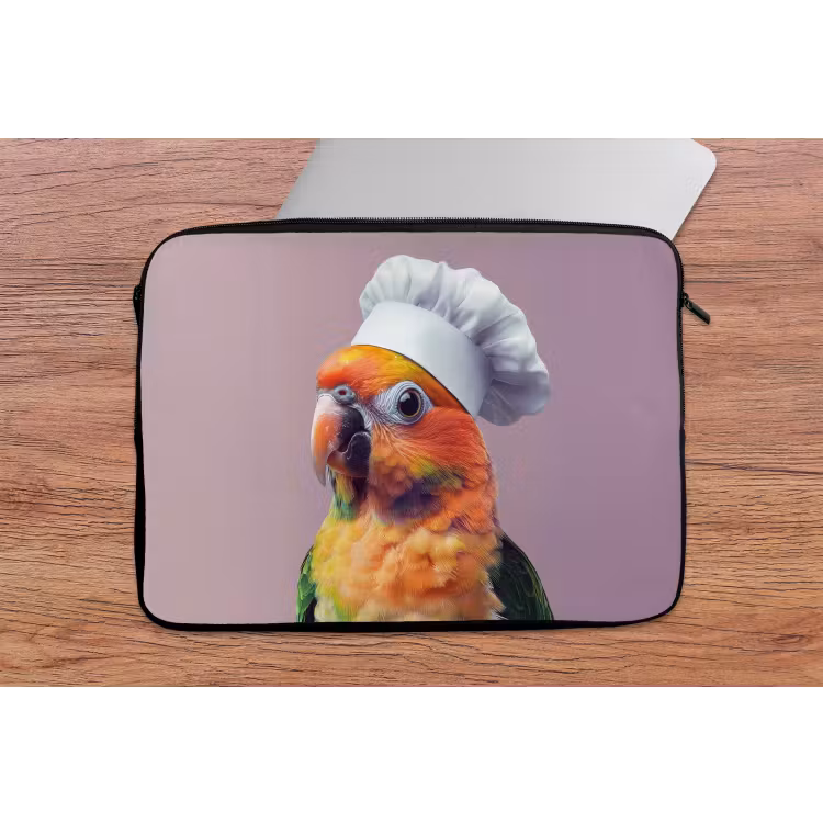 Laptophoes - Papegaai - Koksmuts - Nieuwsgierig - Vogel — 2