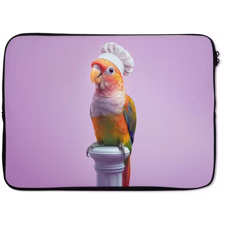 Laptophoes - Papegaai - Koksmuts - Pilaar - Vogel — 1