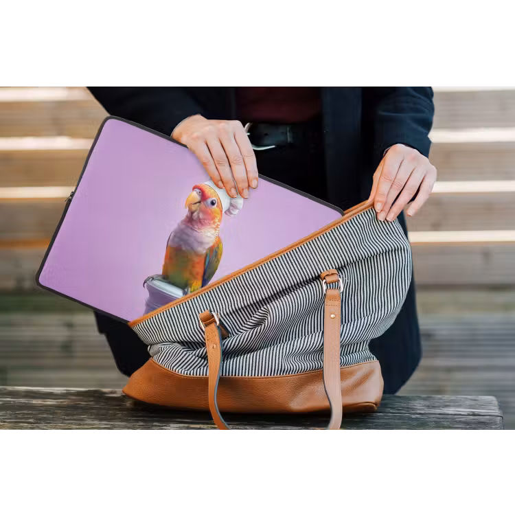 Laptophoes - Papegaai - Koksmuts - Pilaar - Vogel — 4