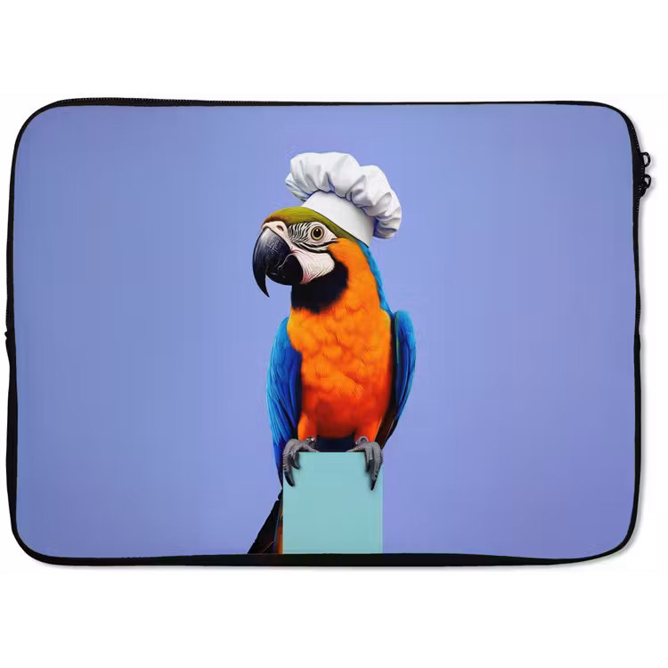 Laptophoes - Papegaai - Koksmuts - Vogel - Leuk — 1