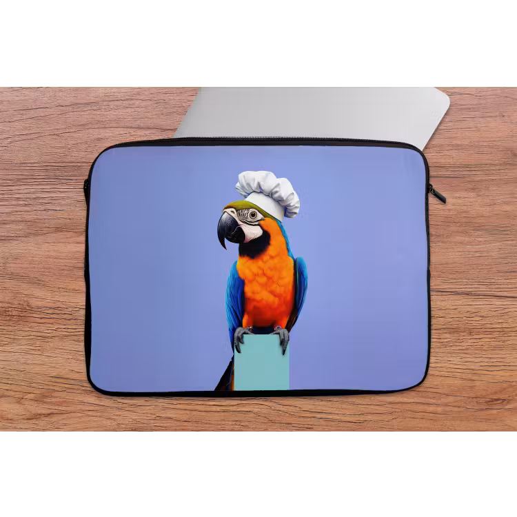 Laptophoes - Papegaai - Koksmuts - Vogel - Leuk — 2