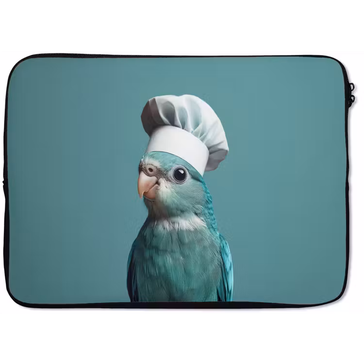 Laptophoes - Parkiet - Vogel - Koksmuts - Cute — 1