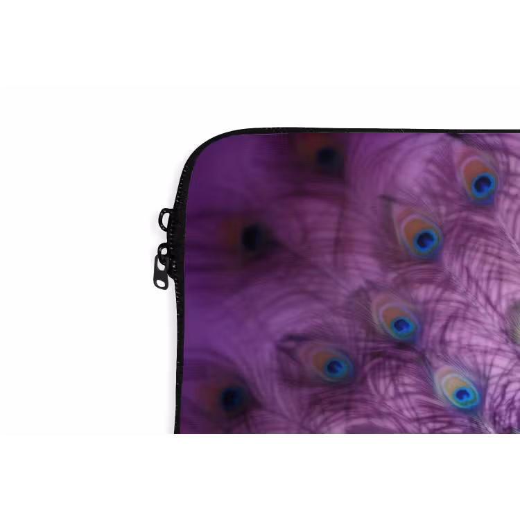 Laptophoes - Pauw - Koksmuts - Cool - Paars — 6