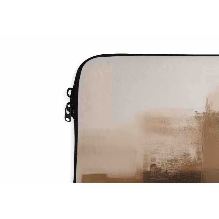 Laptophoes - Penseelstreken - Abstract landschap - Rust — 6