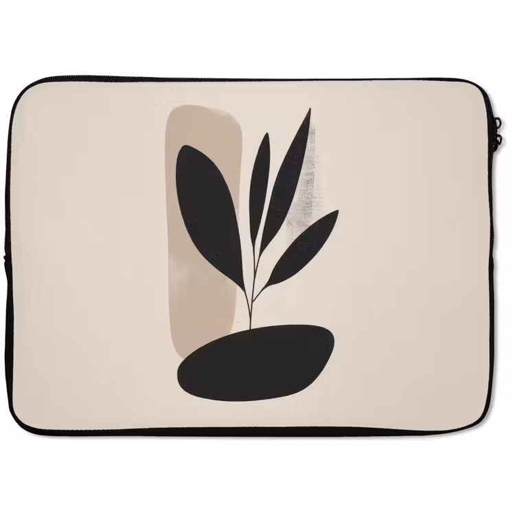 Laptophoes - Plant - Beige - Japandi — 1