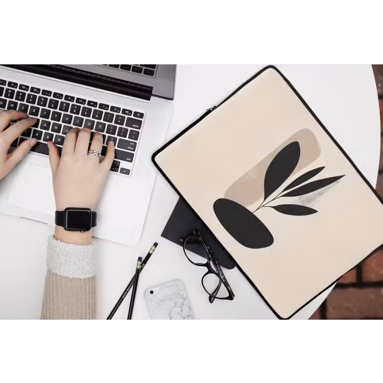 Laptophoes - Plant - Beige - Japandi — 3