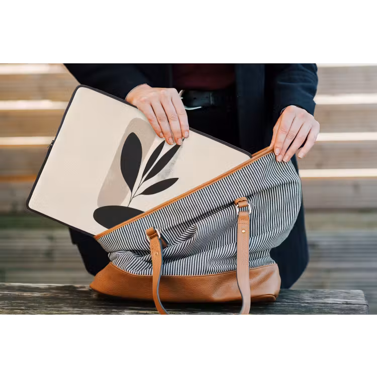 Laptophoes - Plant - Beige - Japandi — 4