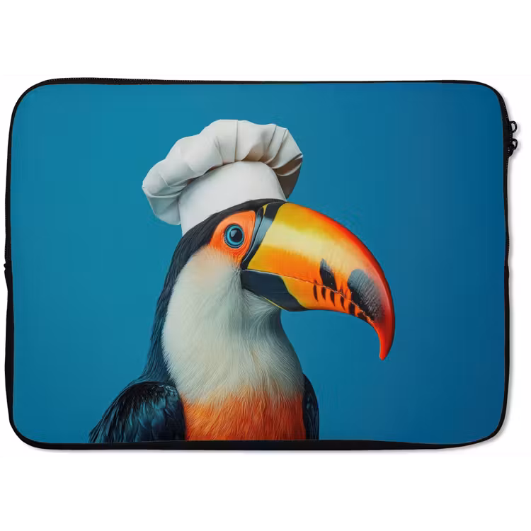 Laptophoes - Toekan - Papegaai - Vogel - Koksmuts — 1