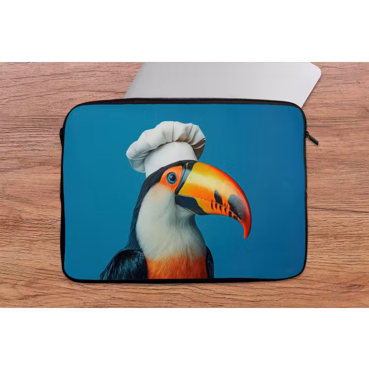 Laptophoes - Toekan - Papegaai - Vogel - Koksmuts — 2