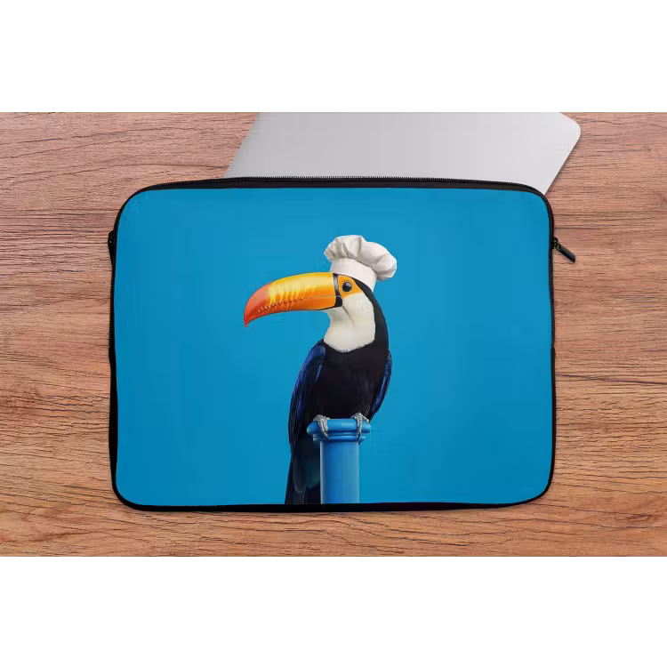 Laptophoes - Tucan - Sokkel - Vogel - Koksmuts — 2