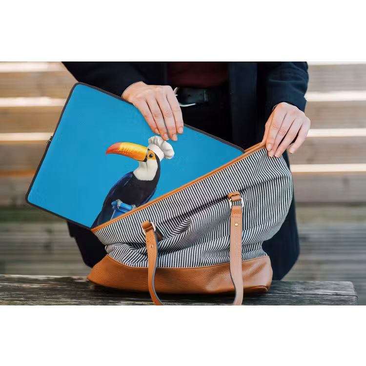Laptophoes - Tucan - Sokkel - Vogel - Koksmuts — 4