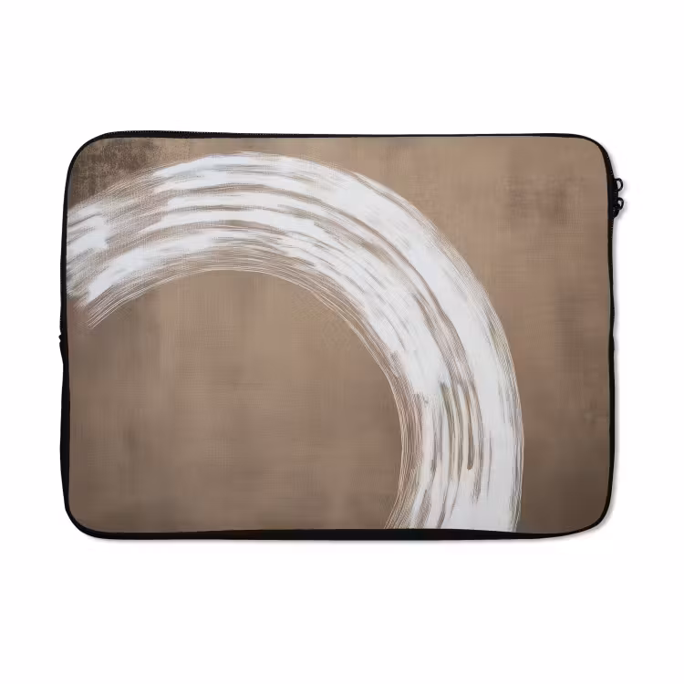 Laptophoes - Verf - Bruin - Japandi — 5