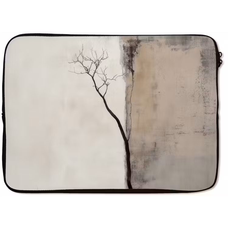 Laptophoes - Wabi sabi - Plant - Beige — 1