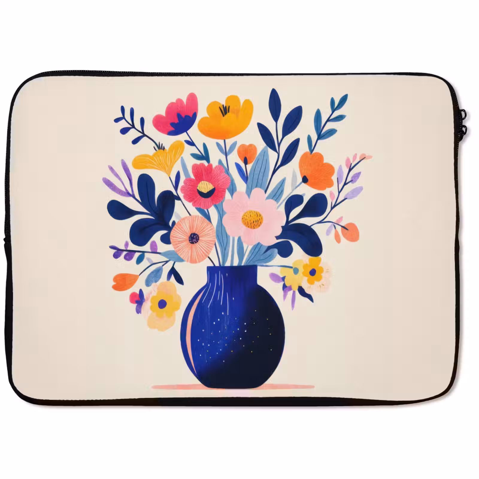 Laptophoes - Vaas - Bloemen - Boeket — 1