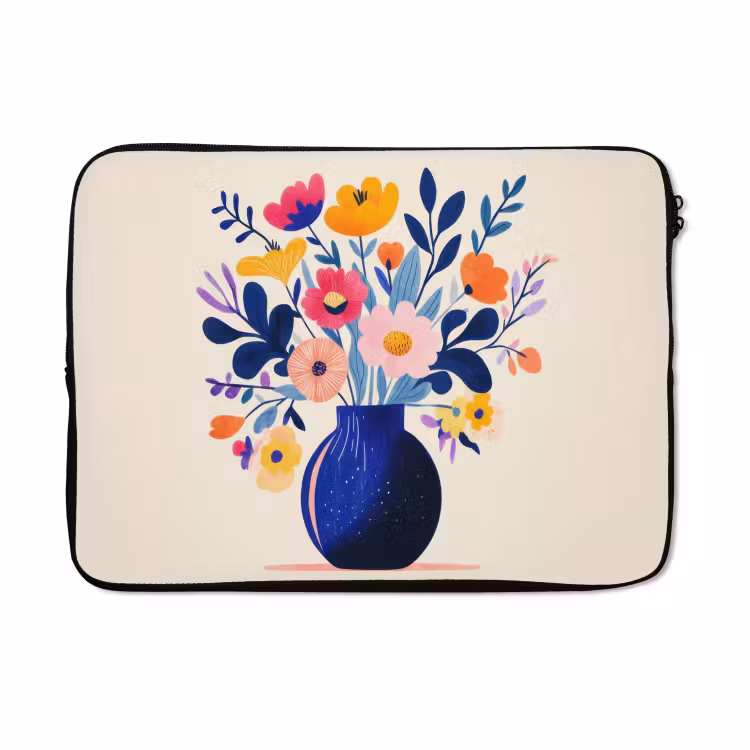 Laptophoes - Vaas - Bloemen - Boeket — 5